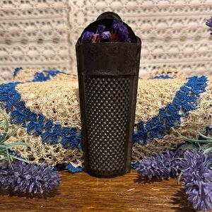 Vintage Black Metal Nutmeg Grater